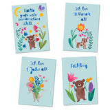 Hallo große weite wunderschöne Welt_Babymeilensteinkarten von Frau Ottilie_Beispiele