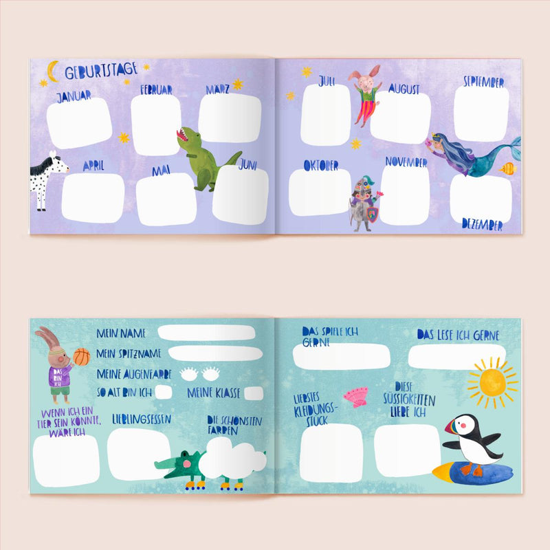 Freundebuch für die Grundschule_Meine Freundinnen und Freunde von Frau Ottilie_Seitenansicht06