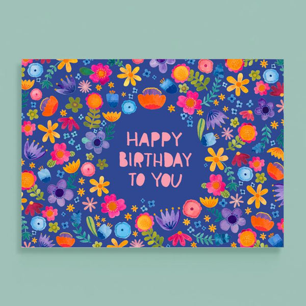 Postkarte von Frau Ottilie_Happy birthday to you