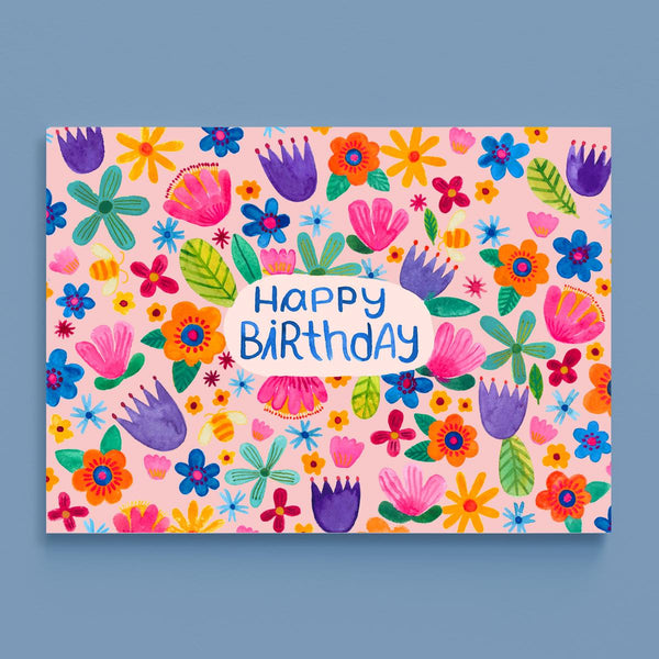 Postkarte zum Geburtstag | Happy birthday