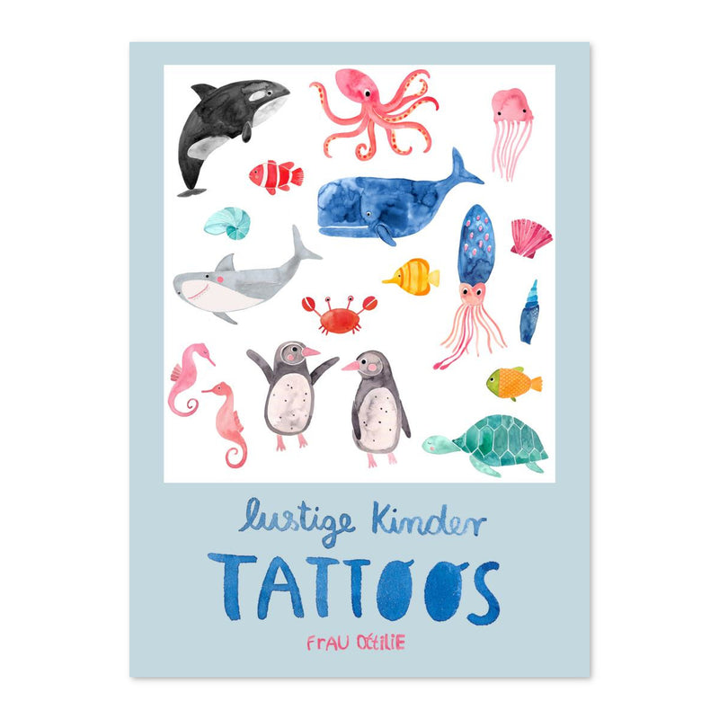 Lustige Kindertattoos von Frau Ottilie_Wildes Meer