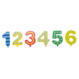 Zahlen 1-6 für Farbenfrohe Geburtstagskaravane mit Tieren von goki