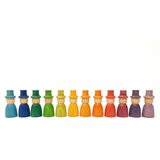 12 Wizard Holz-Spielfiguren von Grapat