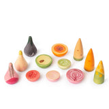 12 handbemalte Holzgemüse "Veggies" von Grapat