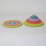Konzentrische Kreise und Ringe Pastell 20 Elemente von Grimms_01