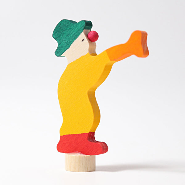 Steckfigur Clown mit Trompete von Grimm's