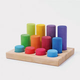 Steckspiel Kleine Walzen Regenbogen von Grimms_01
