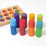 Steckspiel Kleine Walzen Regenbogen von Grimms_04