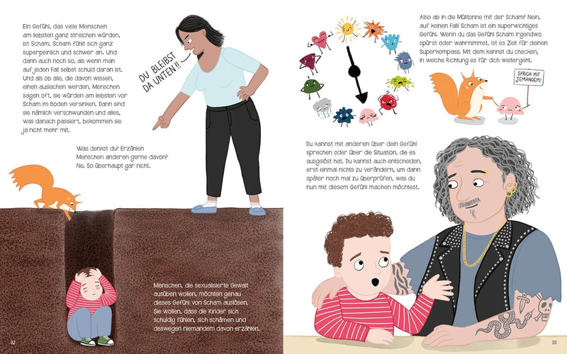 Jetzt mal ehrlich?!: Meine Gefühle, mein Körper, meine Regeln! Ein wirksames Aufklärungsbuch für Kinder zur Prävention von sexuellem Missbrauch von Carsten Müller, Steffi Bohle und Emily Claire Völker_EMF_Seitenansicht03