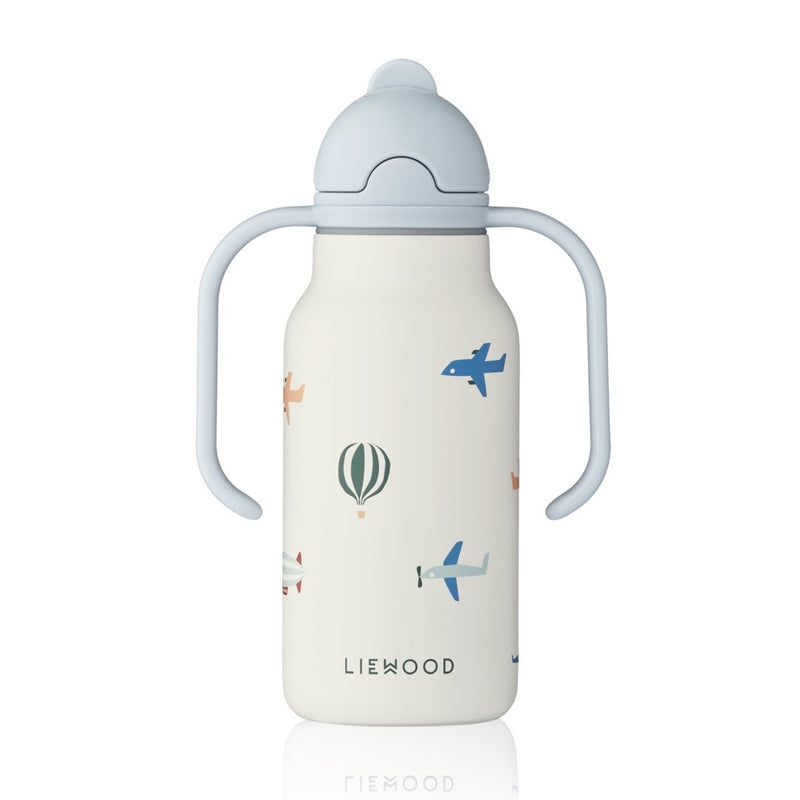 Kimmie Trinkflasche von Liewood im Flugzeug Design "Aviator"