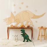 Little Lights Kinderlampe T-Rex auf Boden stehend