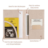 Innenansicht von Mutterpasshülle Zitrone von Little Who
