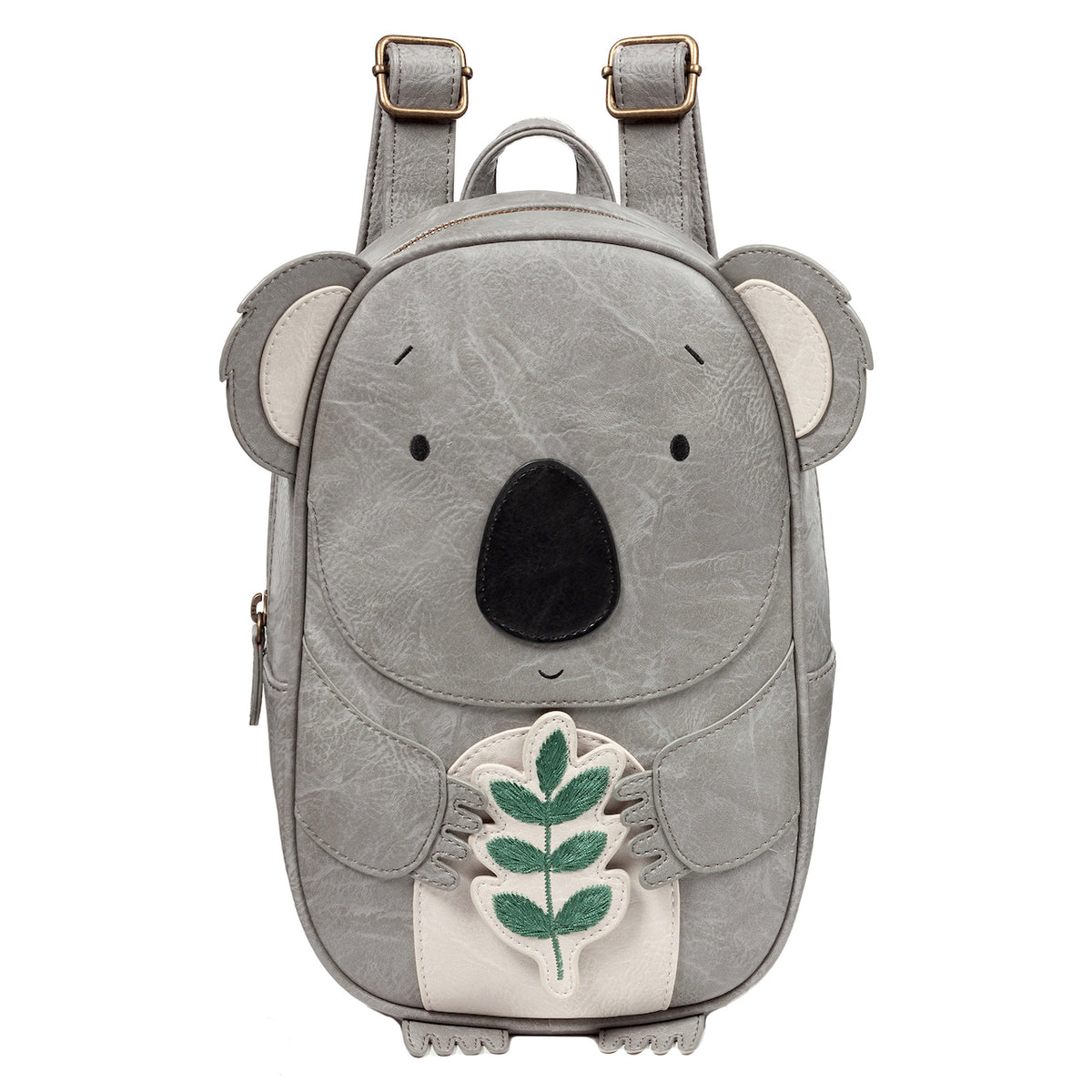 HUGS IDEA Rucksack Französische Bulldogge Grau | Kordelzug, Polyester | 34 X 41 Cm