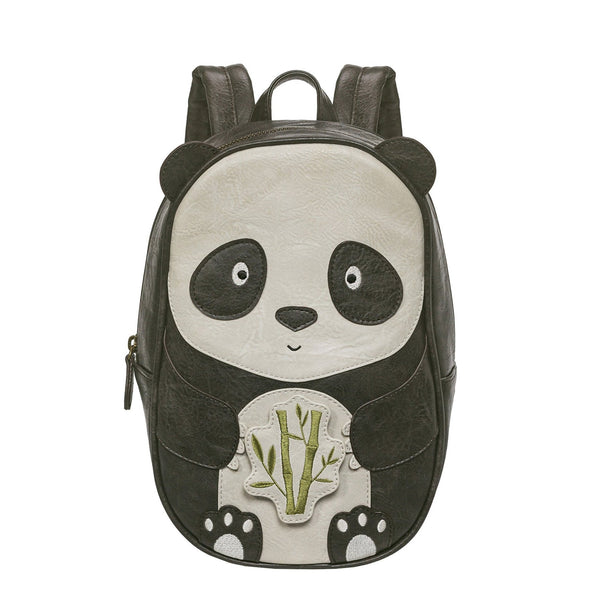 Kinderrucksack Großer Panda Suki von Little Who in Frontansicht