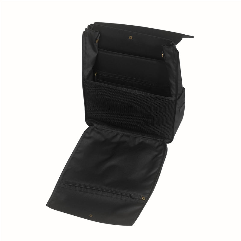 Wickelrucksack Linea Black von Little Who geöffnet