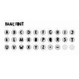 Fonts von Stempelset "BAM! Create your words" von Londji