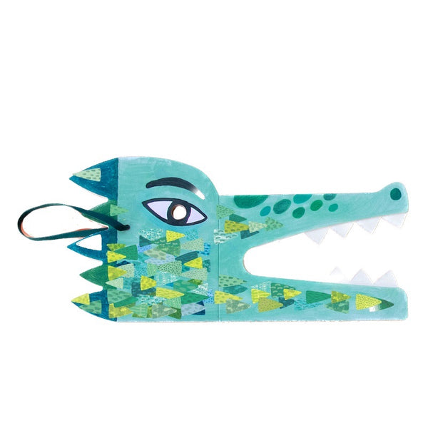 Bastelset "Be wild! Crocodile mask & stickers" von Londji