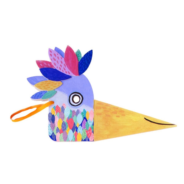 Londji "Be Wild! Bird Mask & Stickers" Bastelset