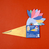 Rückseite von "Be Wild! Bird Mask & Stickers" Bastelset von Londji