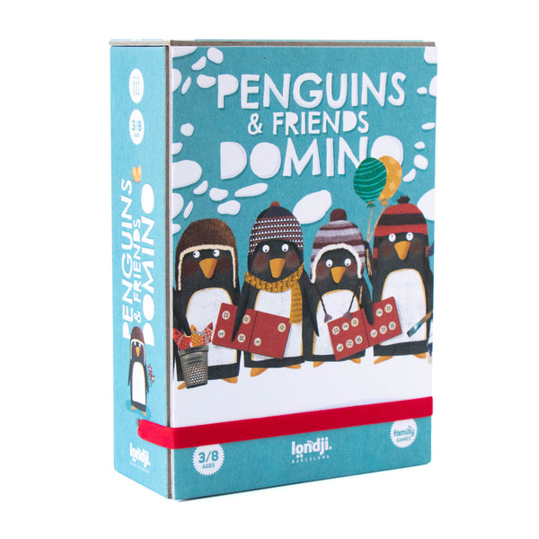 Verpackung von Domino "Penguins & Friends" von Londji
