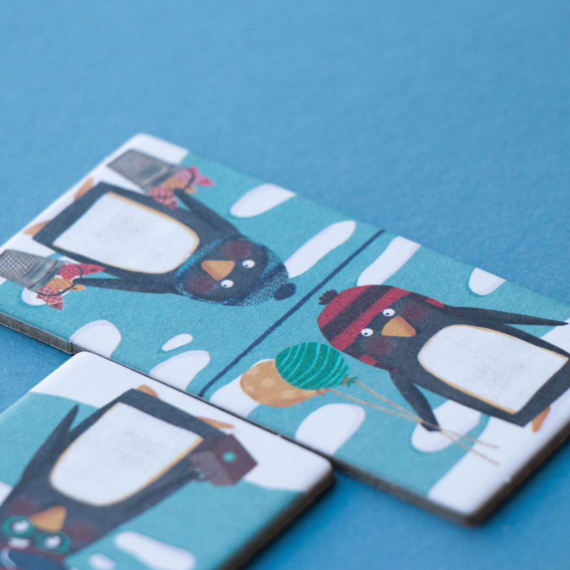 Ausschnitt von Domino "Penguins & Friends" von Londji