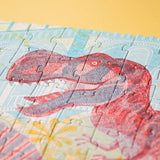 Detailansicht von Entdeckerpuzzle "Discover the Dinosaurs" von Londji