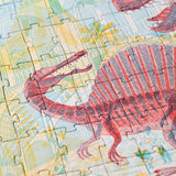 Detailansicht von Entdeckerpuzzle "Discover the Dinosaurs" von Londji
