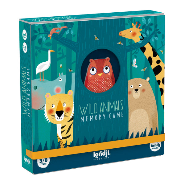 Verpackung von Memory Spiel "Wild animals" von Londji