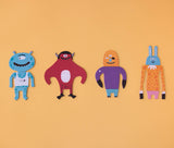 Auswahl einzelner Monster von Beobachtungs und Reaktionsspiel "My Monsters" von Londji
