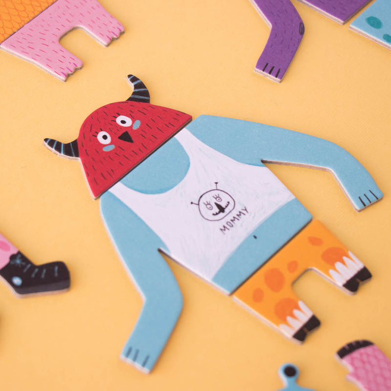 Detailansicht von Beobachtungs und Reaktionsspiel "My Monsters" von Londji