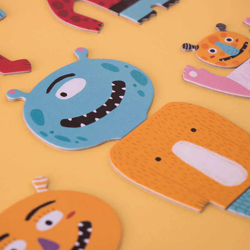 Detailansicht von Beobachtungs und Reaktionsspiel "My Monsters" von Londji
