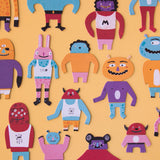 Monster von Beobachtungs und Reaktionsspiel "My Monsters" von Londji