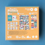 Rückseite der Verpackung von Pocket-Spiel Postman von Londji