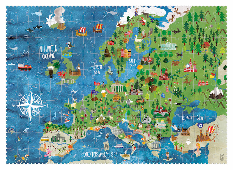 Ausschnitt von Puzzle "Discover Europe" von Londji