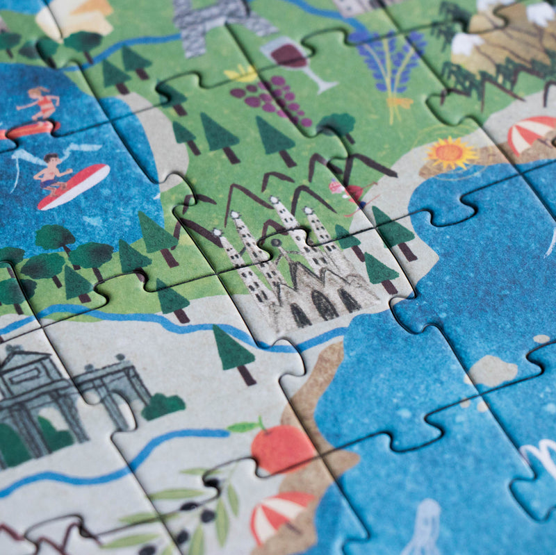 Ausschnitt Ausschnitt von Puzzle "Discover Europe" von Londji