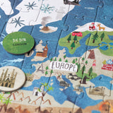 Europa-Ausschnitt von Puzzle Discover the World von Londji