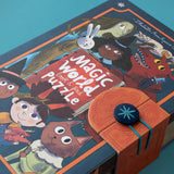 Detail der illustrierten Verpackung des Londji Puzzle Magic World