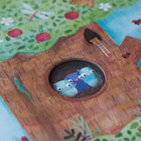 Eulen in Höhle von Puzzle "Mon petit pommier" von Londji