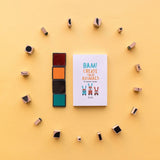 Londji Stempelspiel Bam! Create your animals mit Stempelkissen