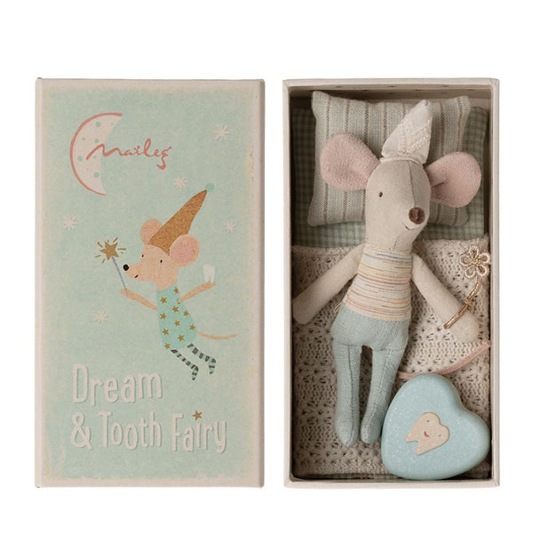 Zahnfeemaus Kleiner Bruder in Streichholzschachtel von Maileg