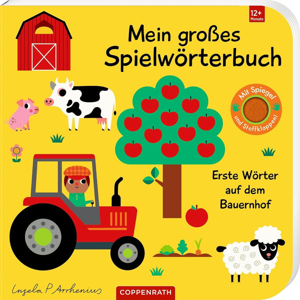 Mein großes Spielwörterbuch von Ingela Arrhenius_Erste Wörter auf dem Bauernhof_Coppenrath Verlag_Buchcover