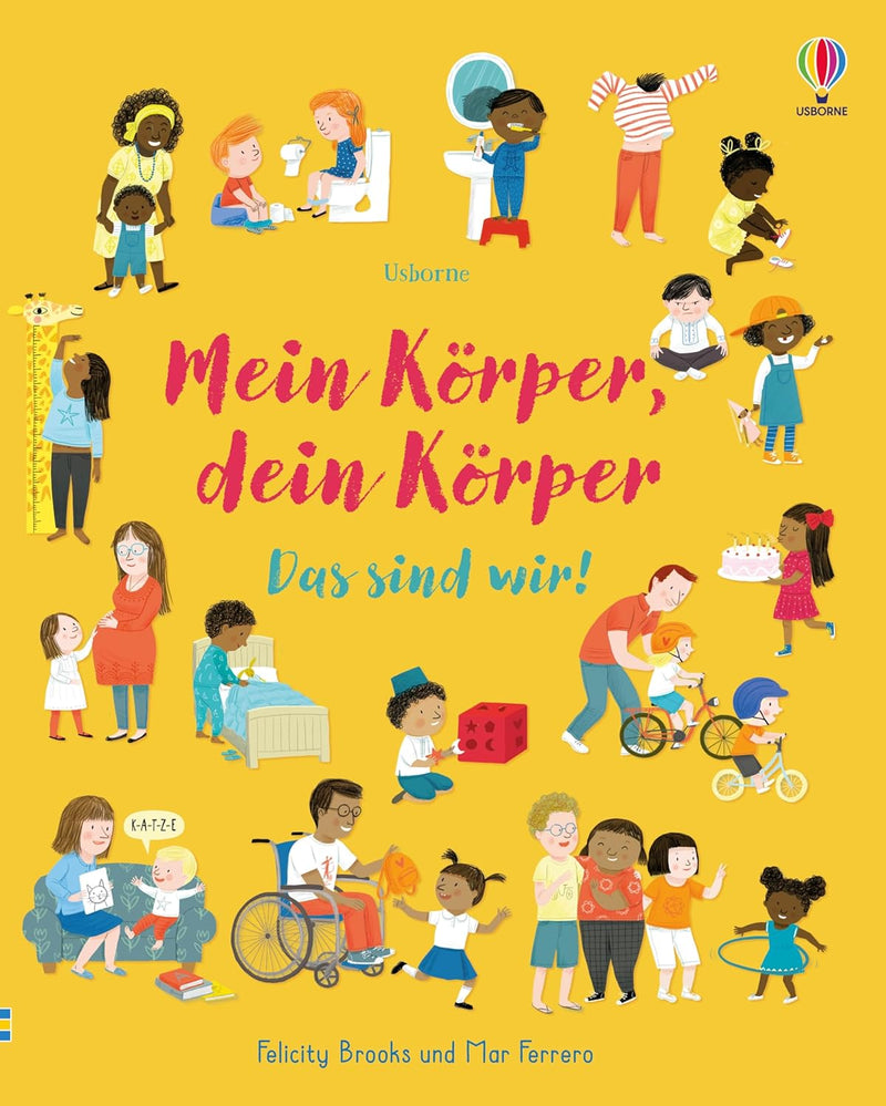 Mein Körper, dein Körper - Das sind wir! von Felicity Brooks und Mar Ferrero_Usborne Verlag_Buchcover