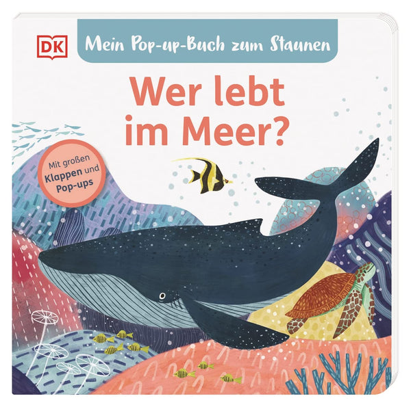 Mein Pop-up-Buch zum Staunen. Wer lebt im Meer? von Sandra Grimm_DK Verlag_Buchcover
