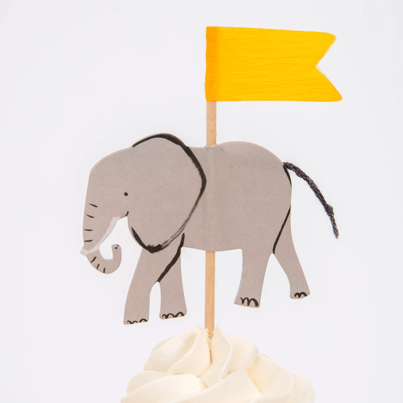 Meri Meri Cupcake-Set_Safari_Elefant