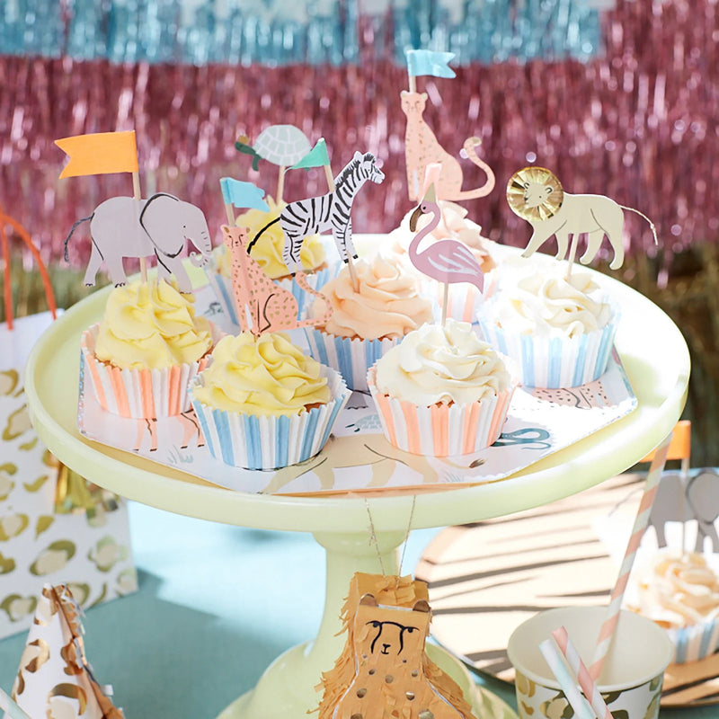 Meri Meri Cupcake-Set_Safari_Anwendungsbeispiel