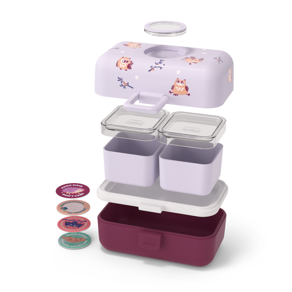 Kinder Bento Box 900ml - Brotdose Mit Schildkröten-Motiv