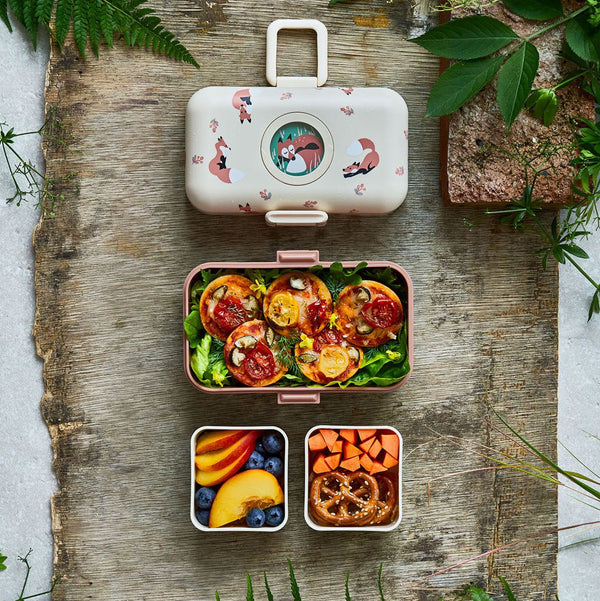 Obenansicht von Lunchbox Bento-Box Cinnamon Fox von monbento