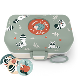 Nahaufnahme von Lunchbox Bento-Box green Raccoon von monbento