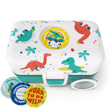 Lunchbox Bento-Box von Monbento im Dinosaurier-Design mit Buttons