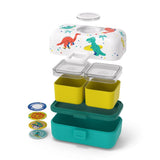 Einzelteile von Lunchbox Bento-Box von Monbento im Dinosaurier-Design